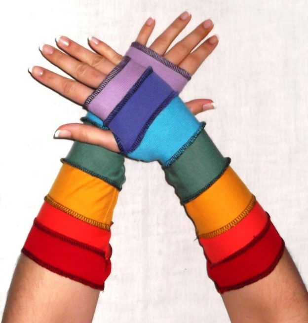 Custom Upcycled Arm Warmers / Gloves