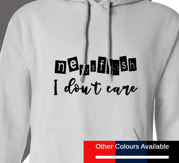 I don't care hoodie
