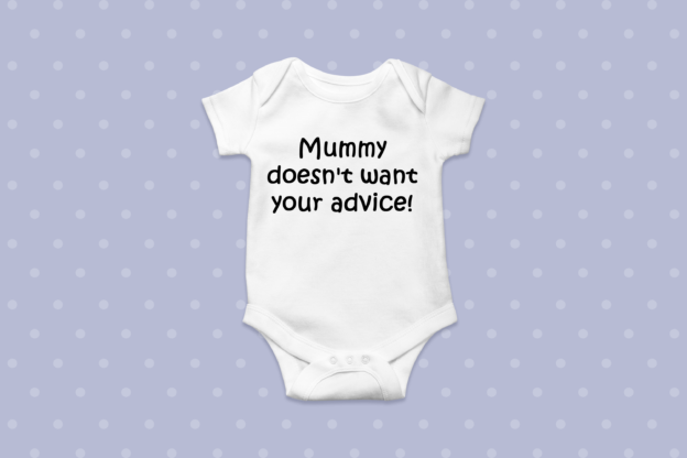 No Advice Baby Bodysuit